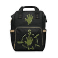 The Slime Shop Diaper Backpack — Black / Olive Slime Sircle