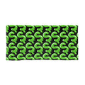 The Slime Shop Beach Towel — Black / Green Slime S
