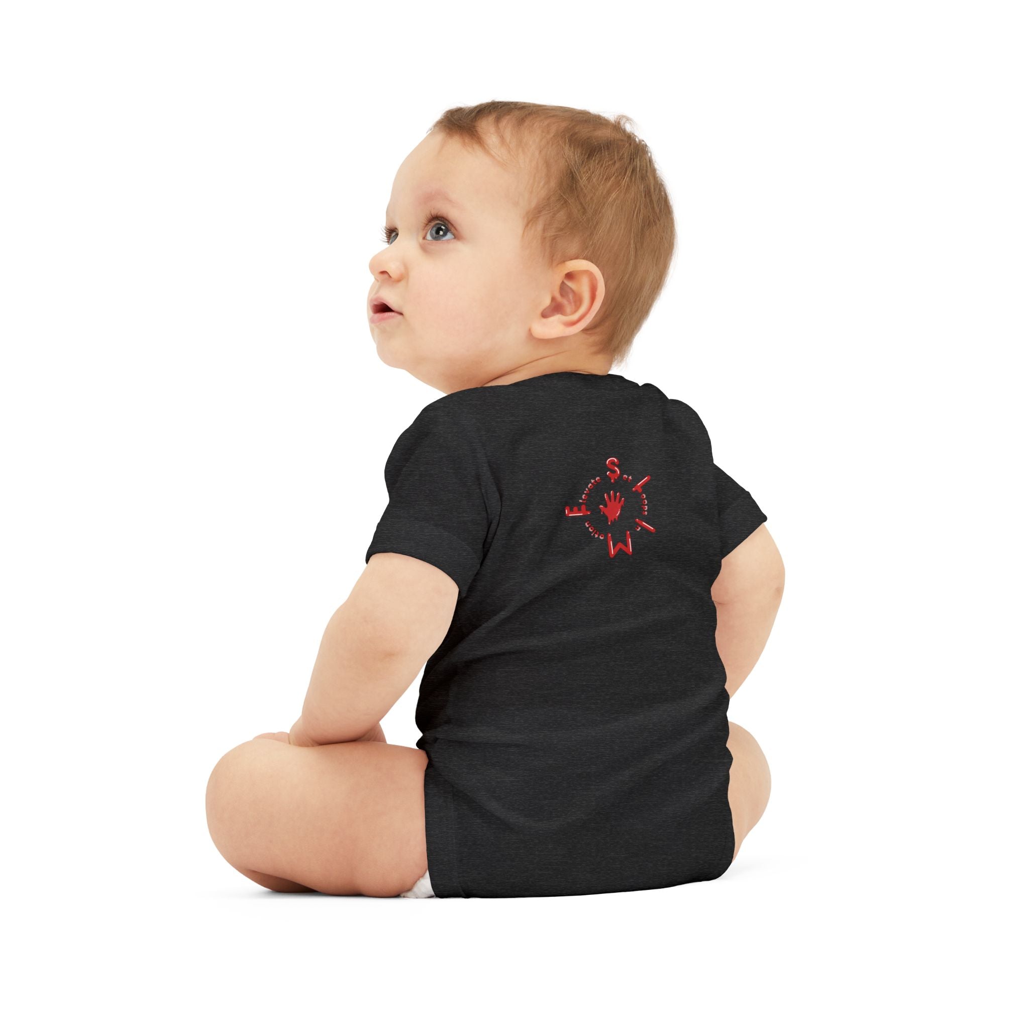 The Slime Shop Infant Jersey One Piece — Navy / Red Slime $