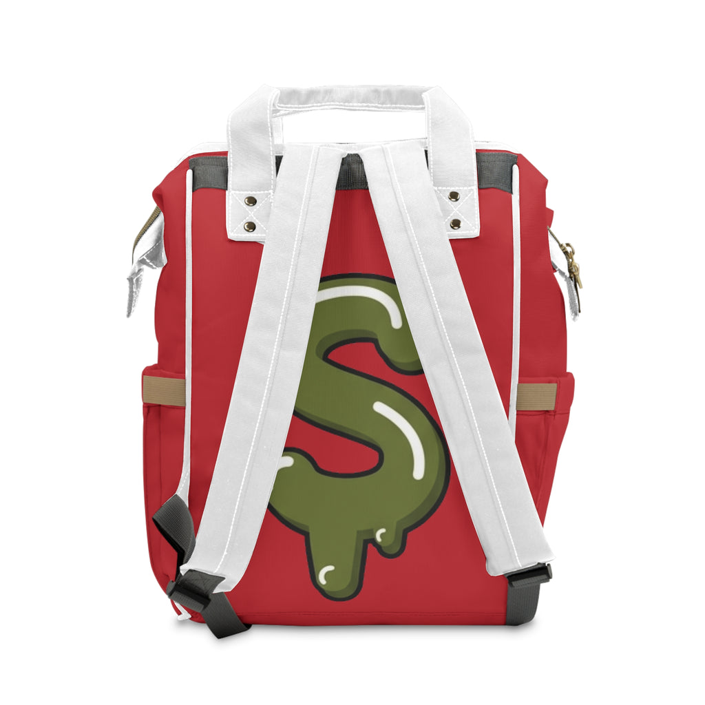 Red/AS Slime Diaper Bag