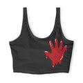 Polyester Red Slime In 5 Sports Bra