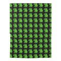 The Slime Shop Baby Swaddle Blanket — Black / Green Slime In 5
