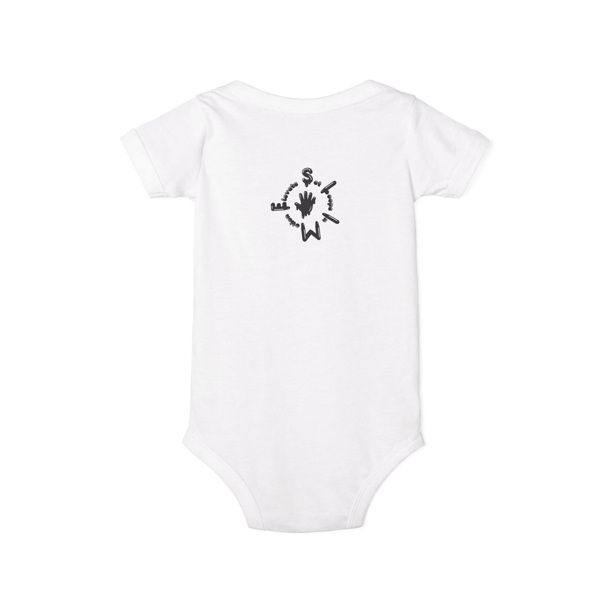 Infant Black/Slime Jersey One Piece