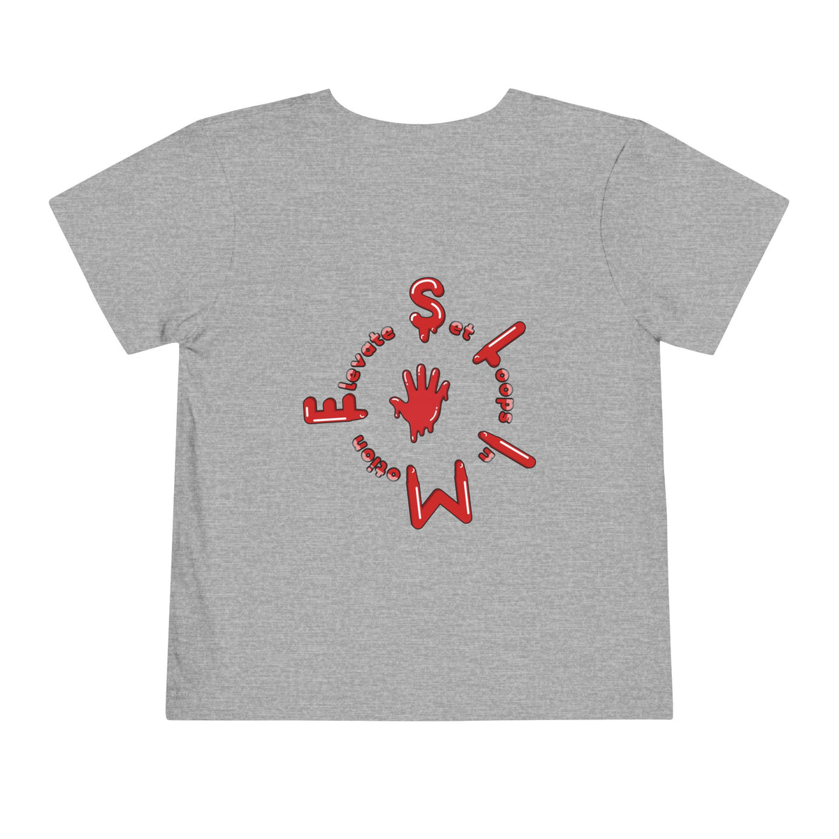Toddler Red/Slime Short Sleeve Tee