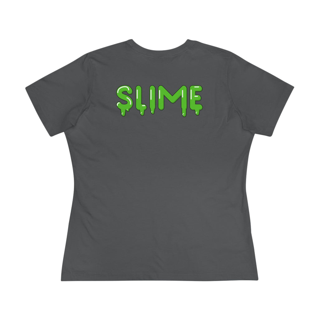 The Slime Shop Women's Tee — White / Green Slime In 5