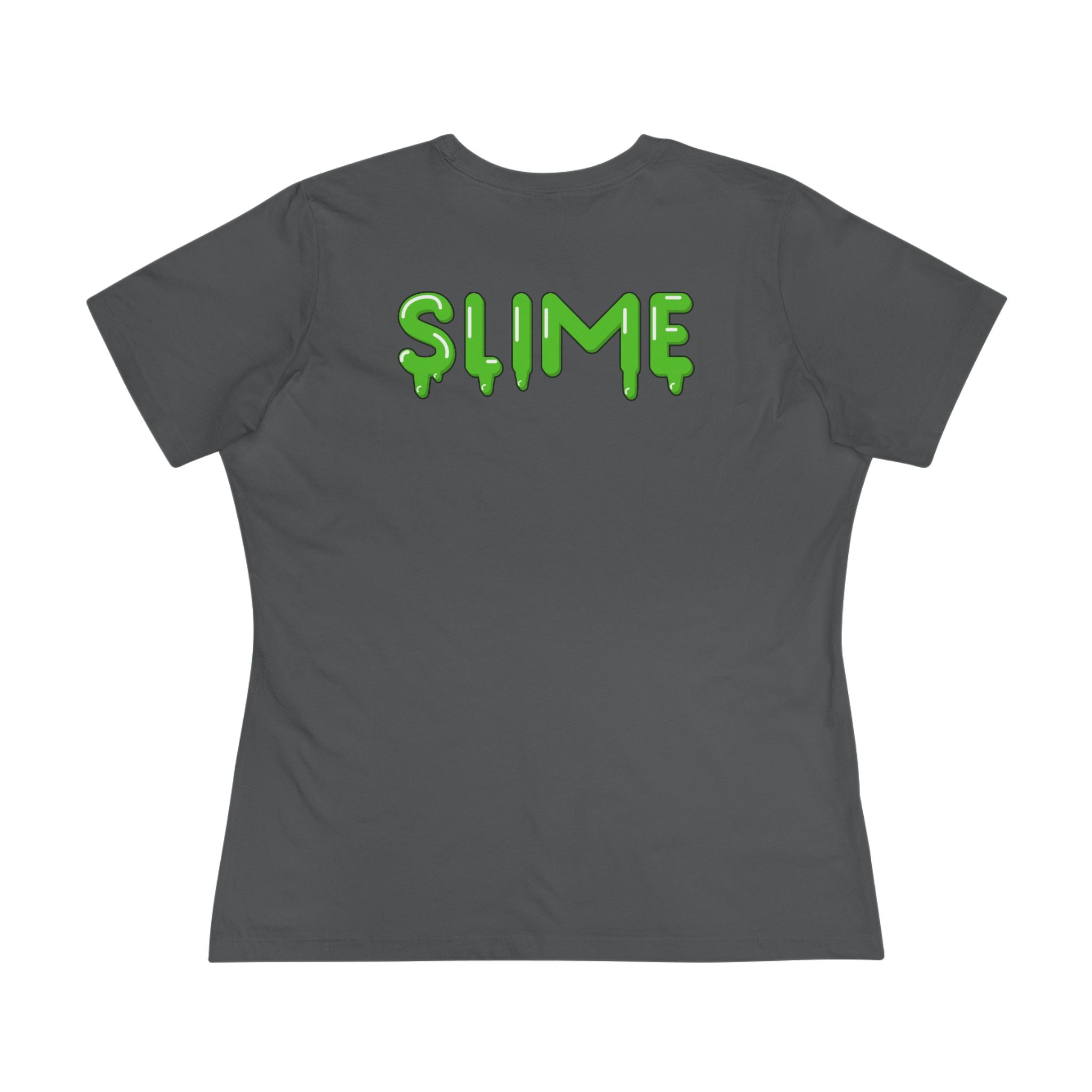 The Slime Shop Women's Tee — White / Green Slime In 5