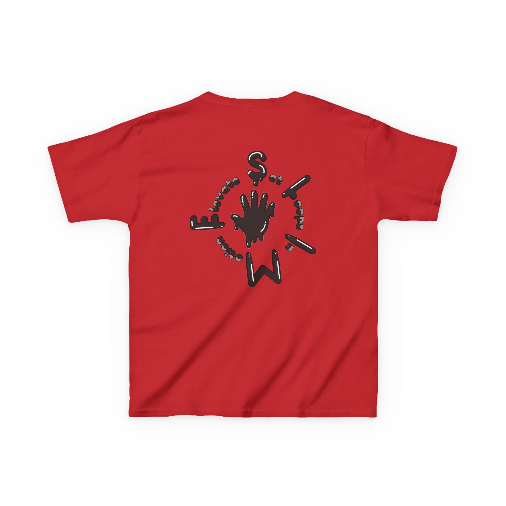 The Slime Shop Kids Tee — Grey / Black Slime Sircle
