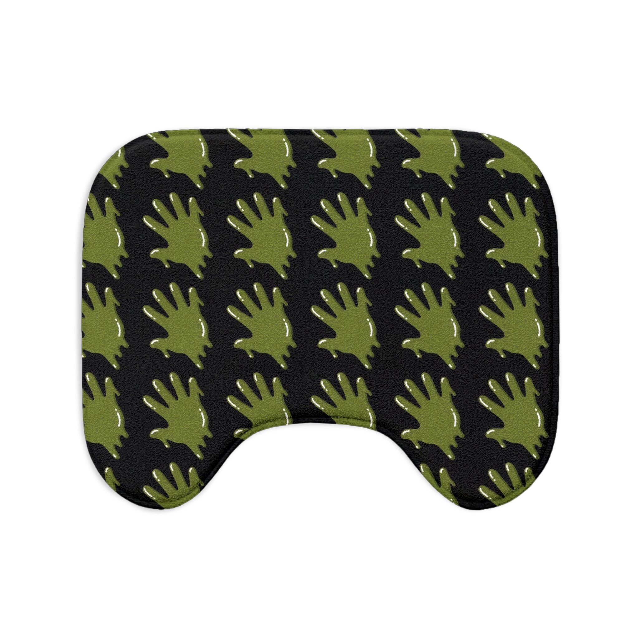 The Slime Shop Bath Mat — Black / Olive Slime S (AOP)