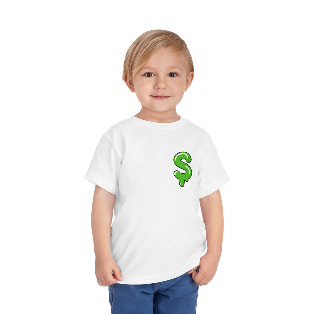 The Slime Shop Toddler Tee — Athletic Heather / Green Slime Sircle