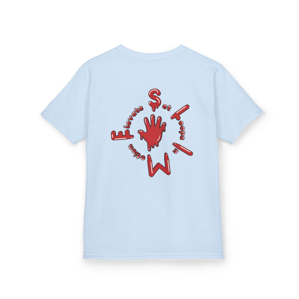 The Slime Shop Kids Tee — Green / Red Slime Sircle