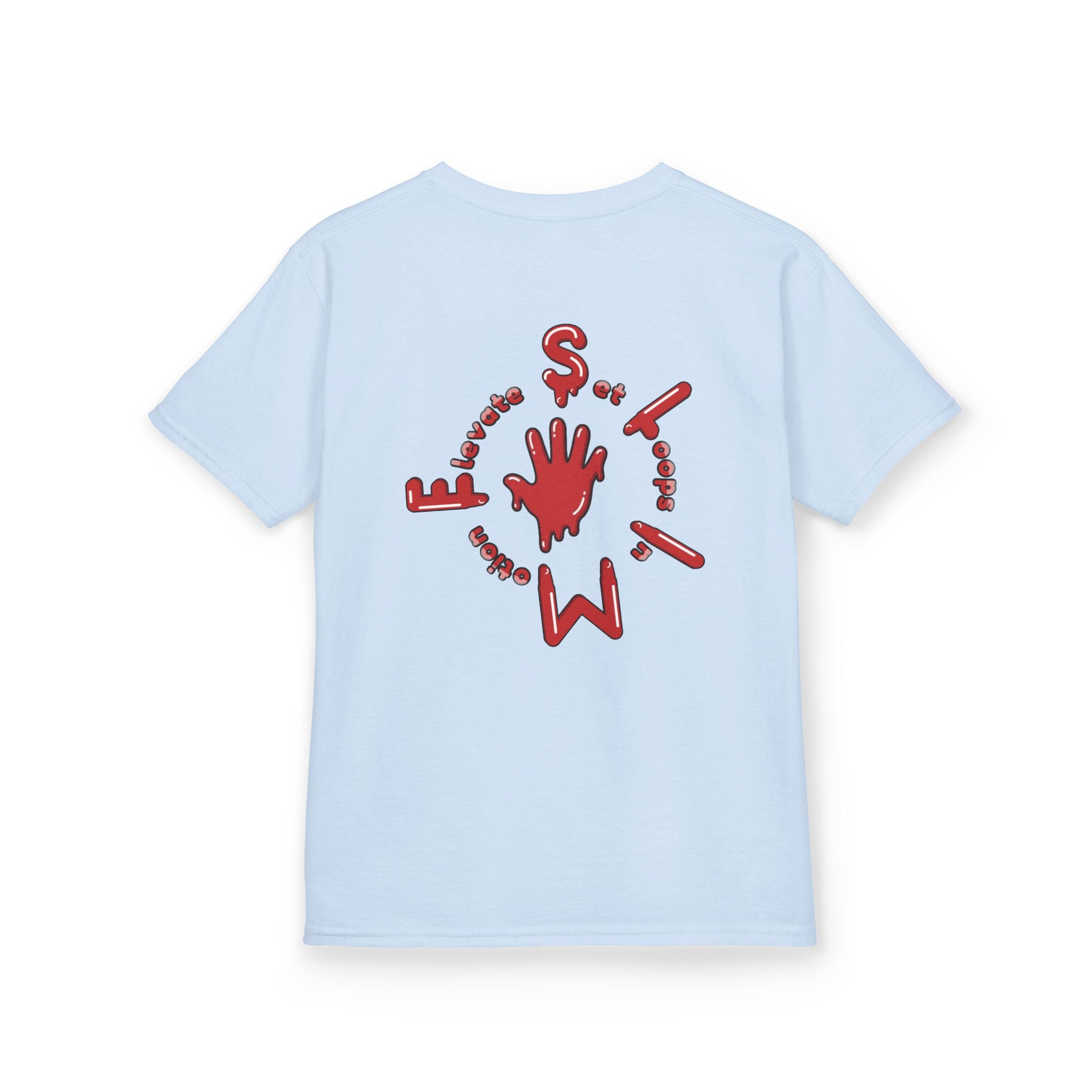 The Slime Shop Kids Tee — Green / Red Slime Sircle