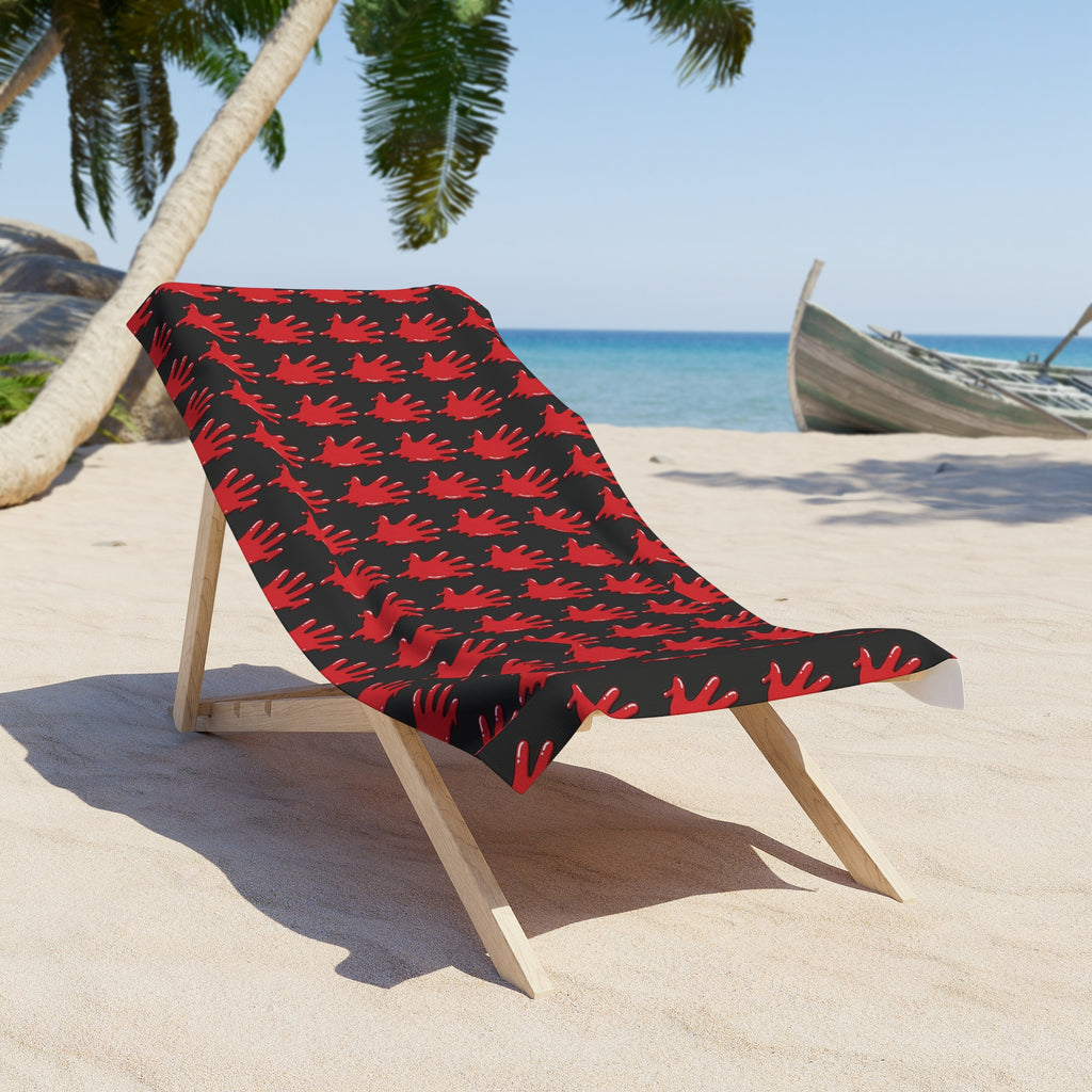 Red/Si5 Beach Towel
