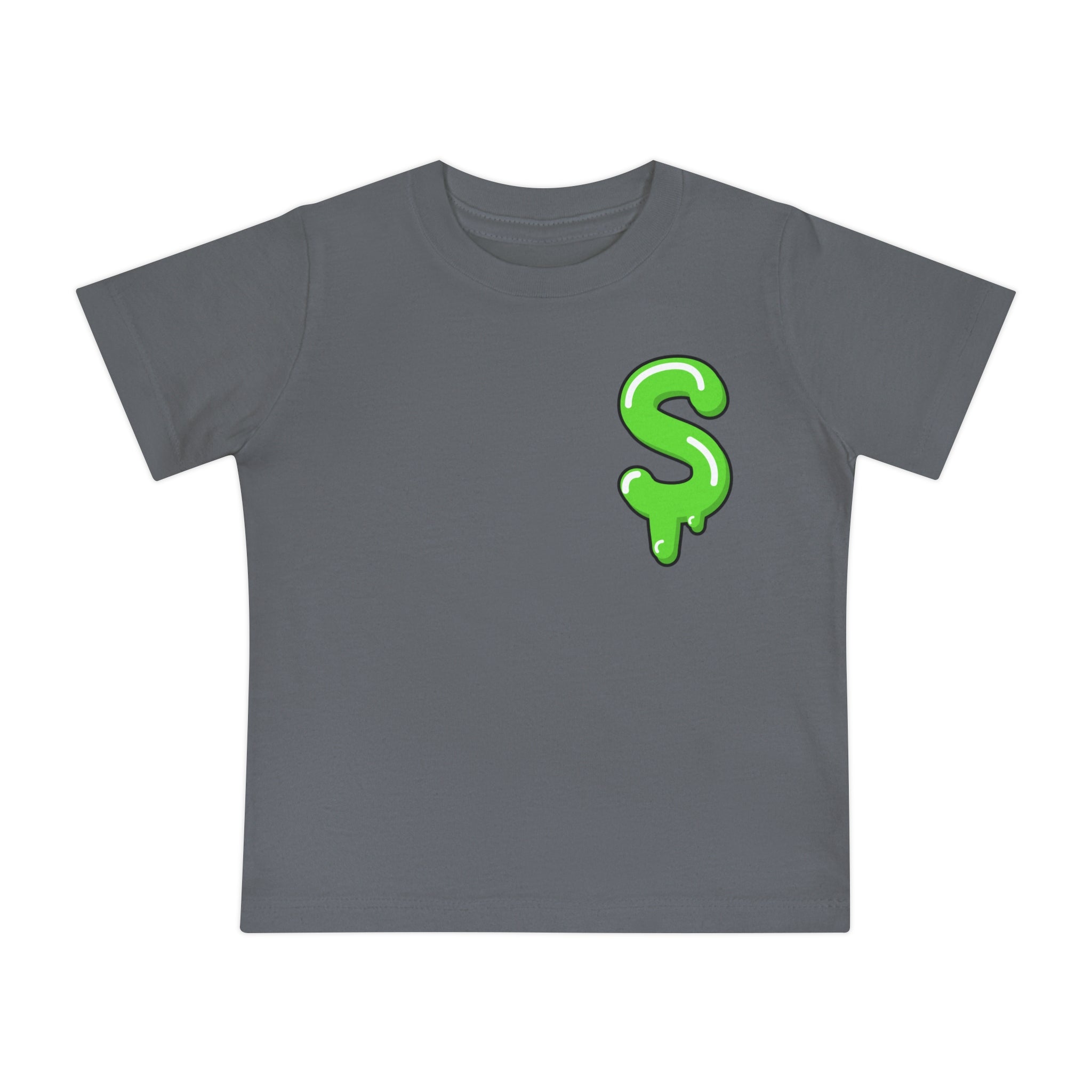 The Slime Shop Baby Tee — Royal Blue / Green Slime Sircle