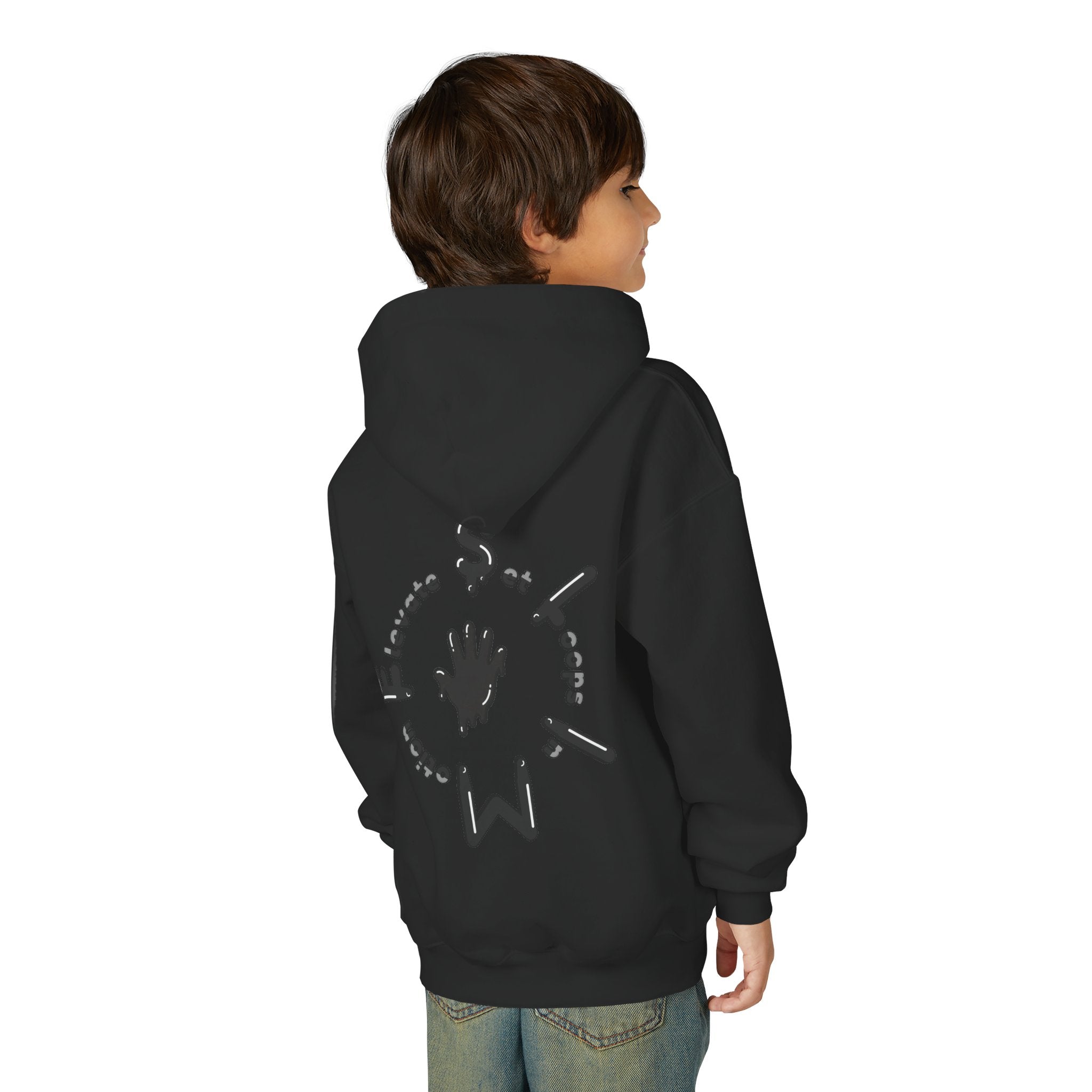 The Slime Shop Youth Hoodie — Royal Blue / Black Slime $