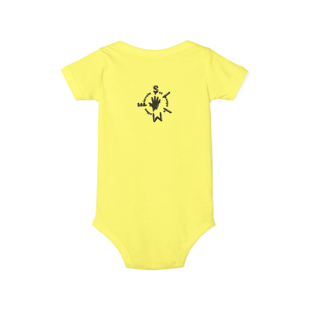 The Slime Shop Infant Jersey One Piece — Heather Grey / Black Slime Sircle