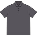 The Slime Shop Pique Polo — White / Black Slime In 5