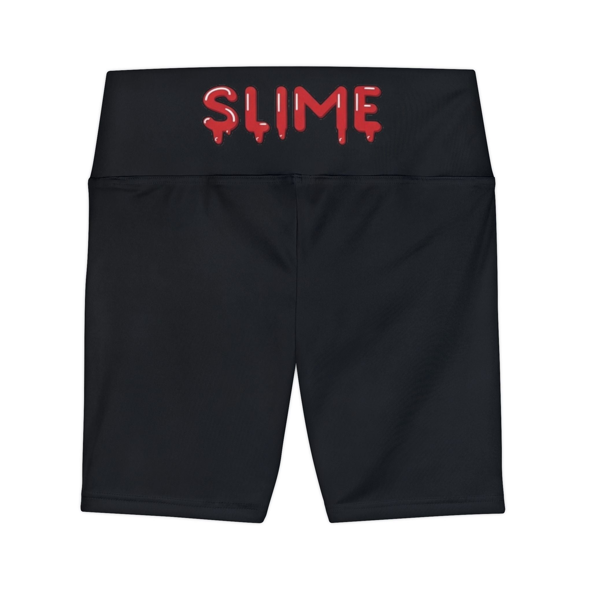 The Slime Shop Women's Workout Shorts — Black / Red Slime In 5