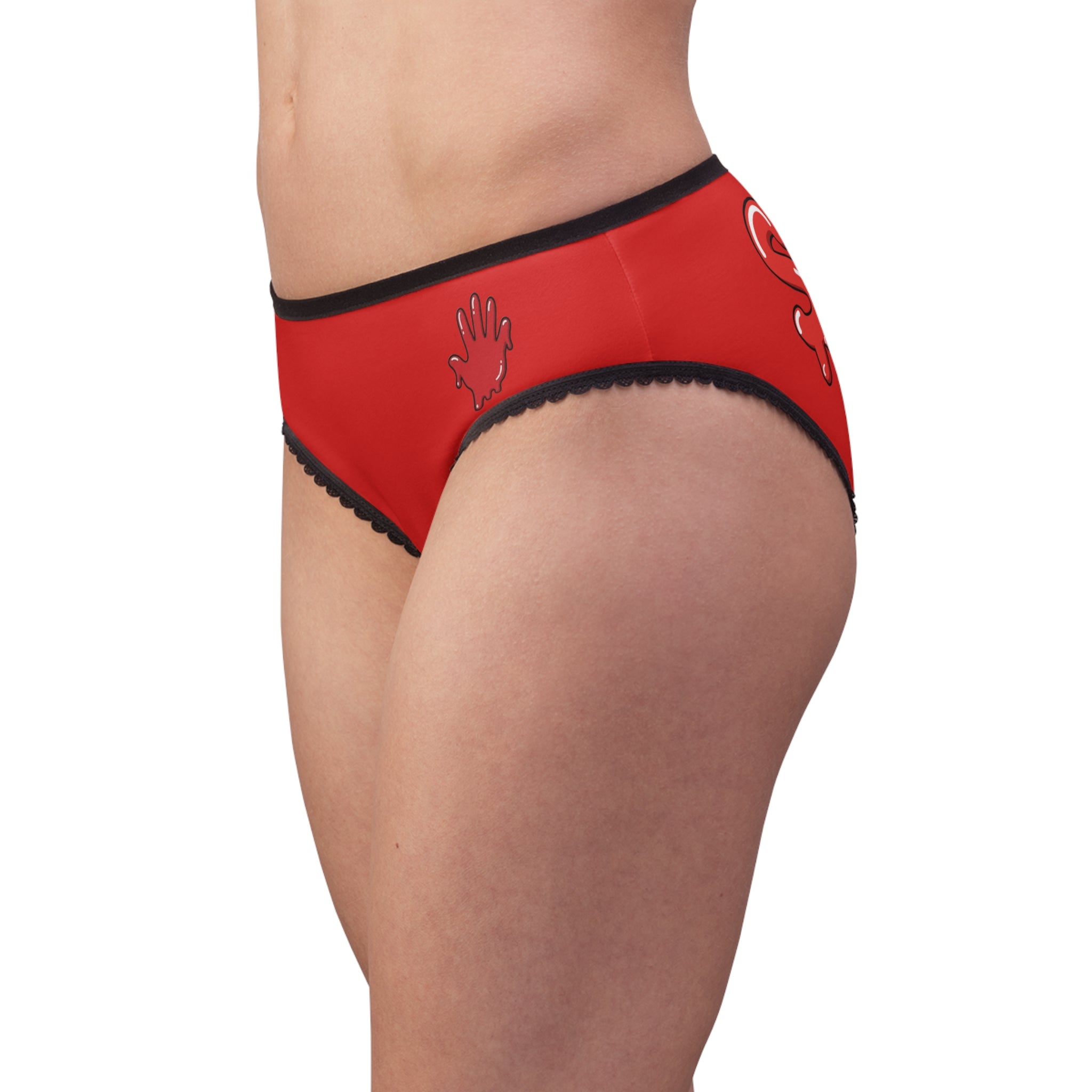 Women's Red/Red Slime In 5 Briefs