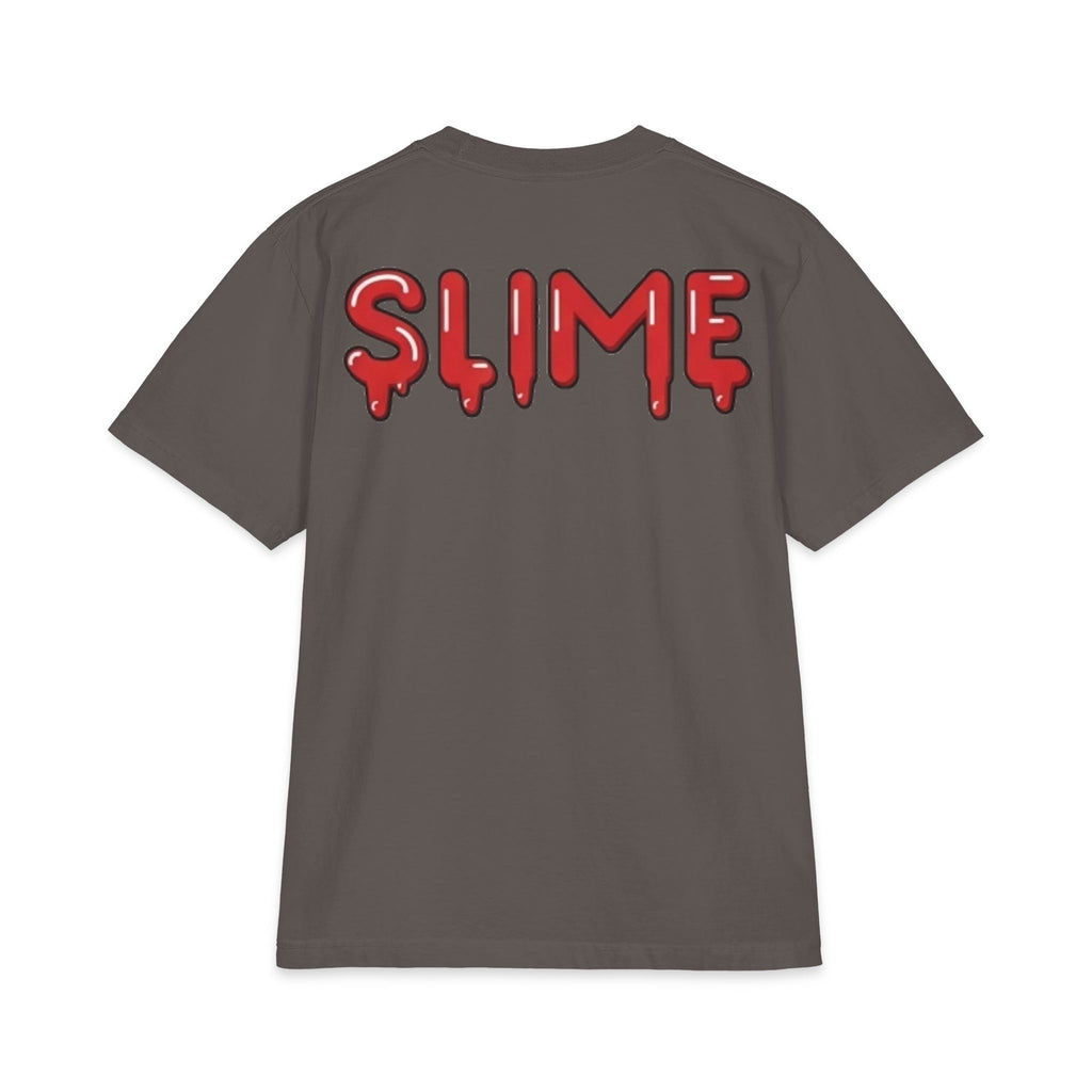 The Slime Shop Max Heavyweight Tee — White / Red Slime-$
