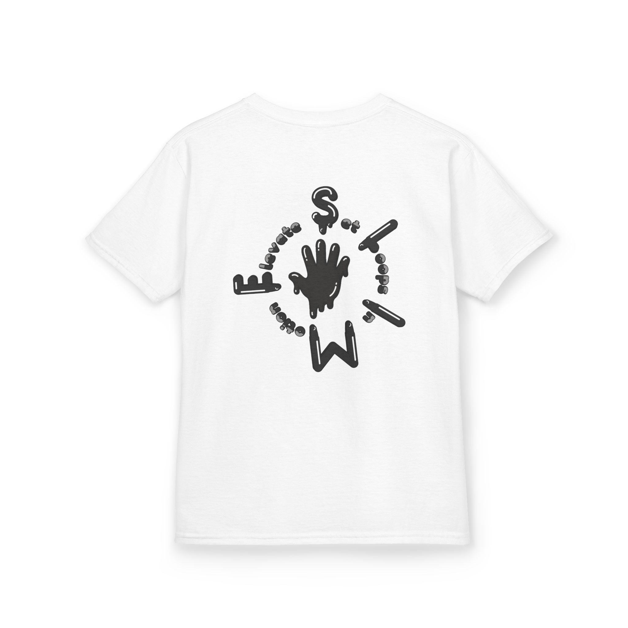 The Slime Shop Kids Tee — Grey / Black Slime Sircle