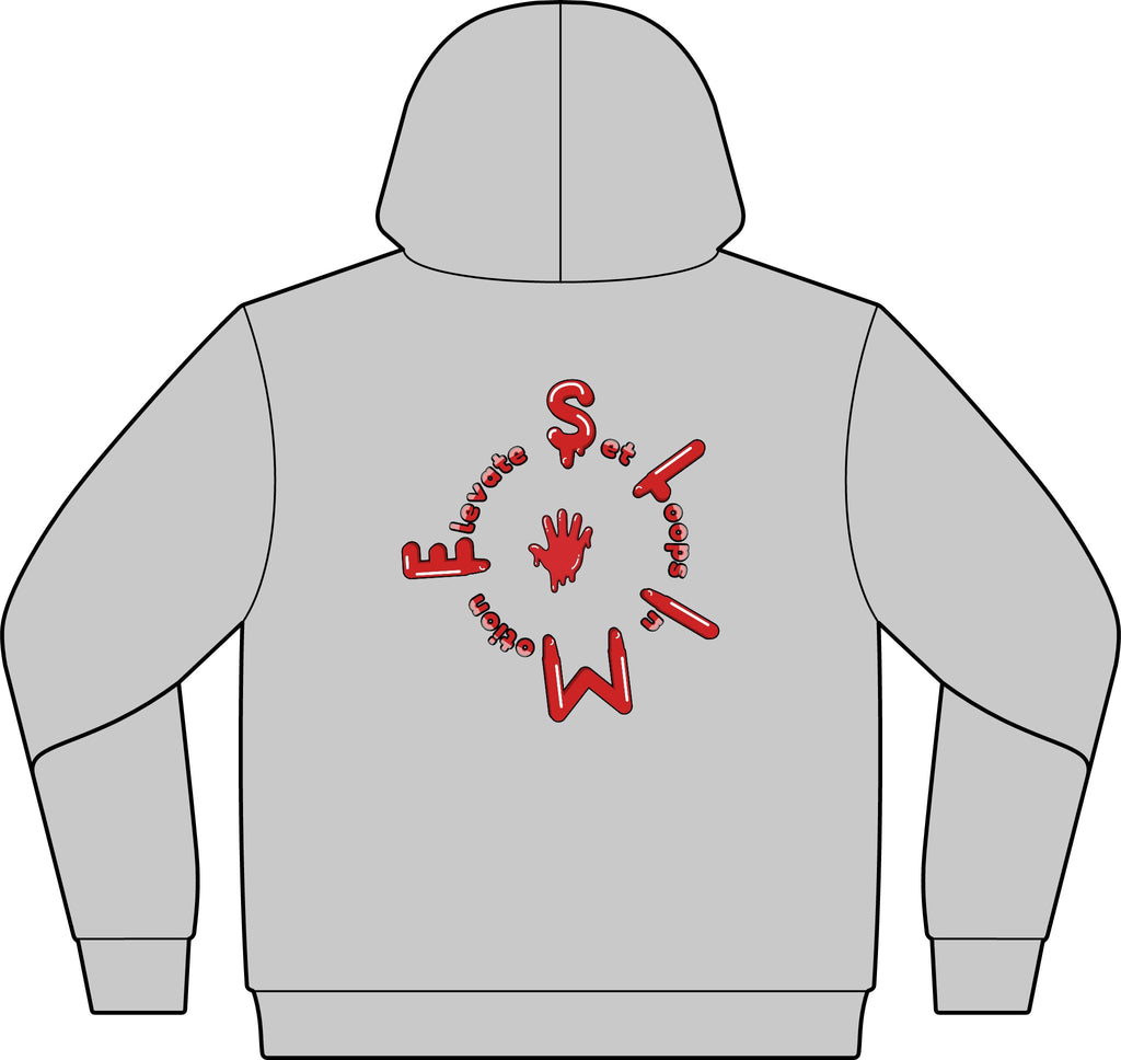 The Slime Shop Unisex ReFlex Fleece Hoodie Sweatshirt — Black / Green Slimeman Gzzz