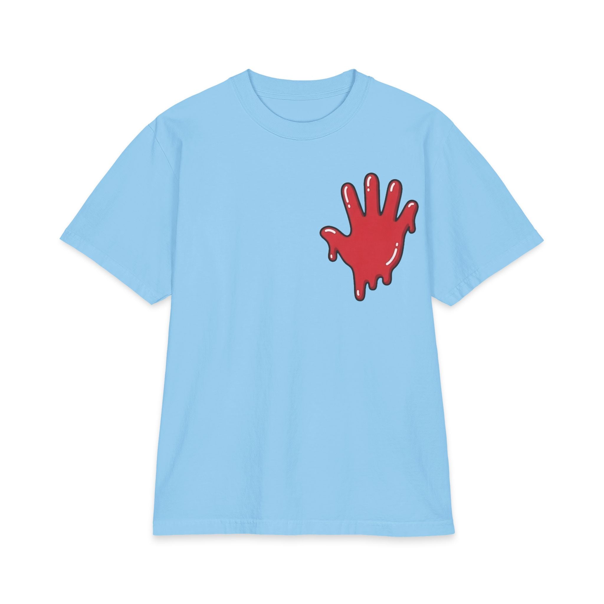 The Slime Shop Max Heavyweight Tee — White / Red Slime In 5