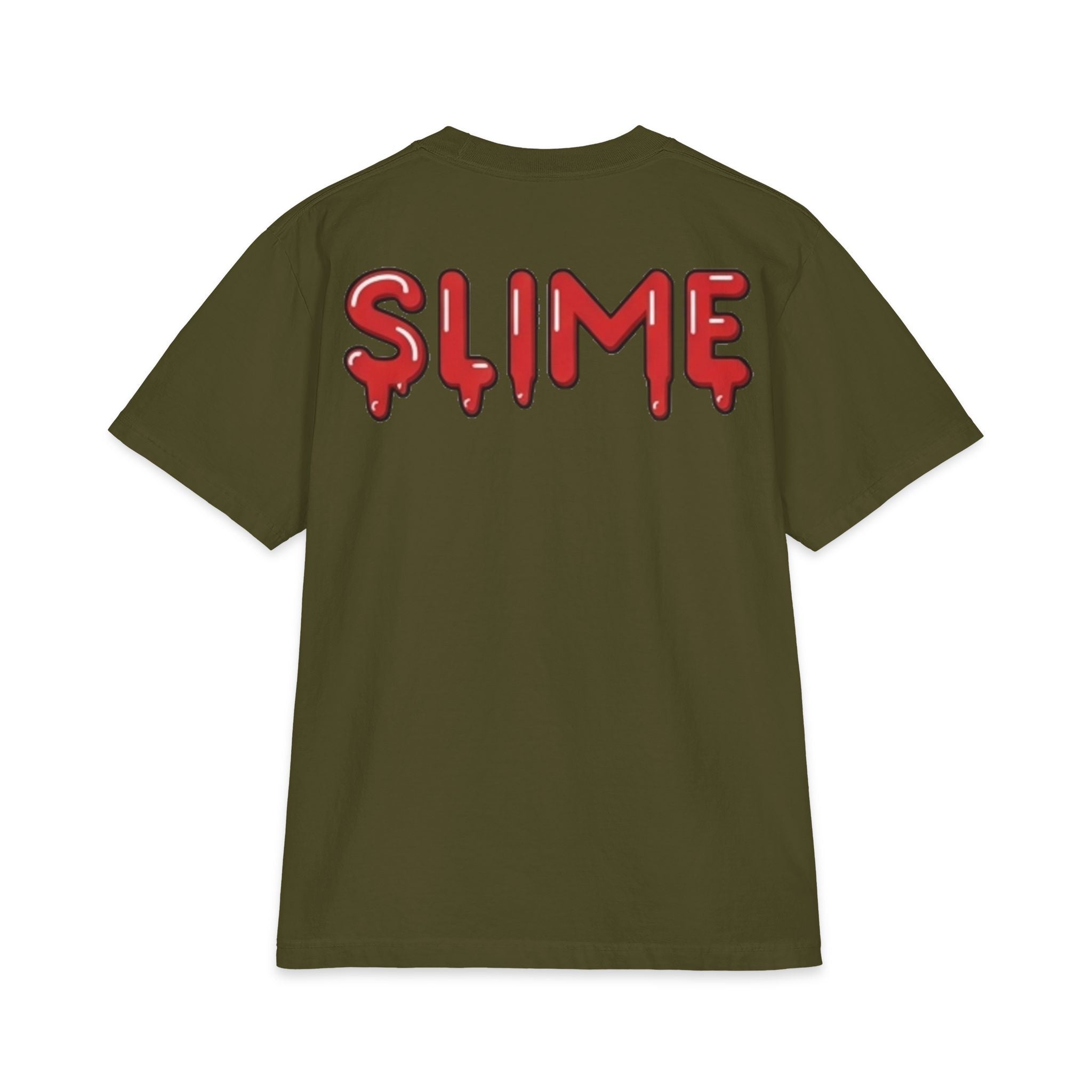 The Slime Shop Max Heavyweight Tee — White / Red Slime In 5