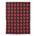 Black/Red Si5 Baby Swaddle Blanket