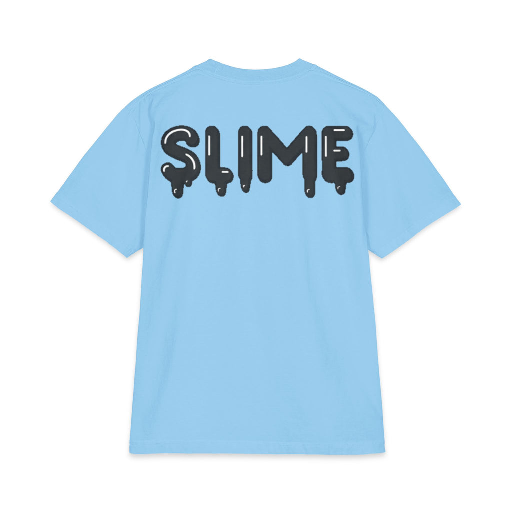 The Slime Shop Max Heavyweight Tee — White / Black Slime-$