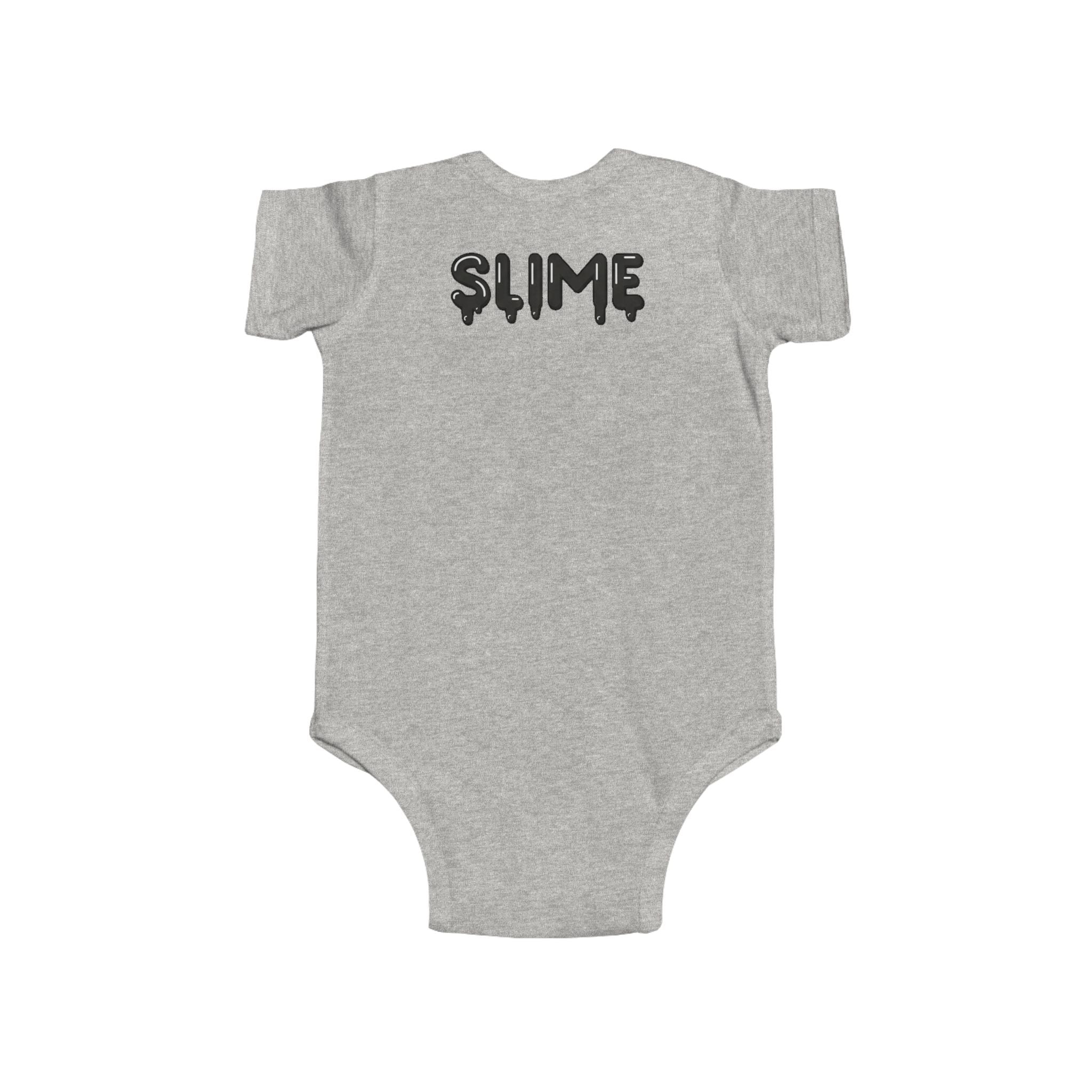 The Slime Shop Infant Fine Jersey Bodysuit — Royal Blue / Black Slime In 5