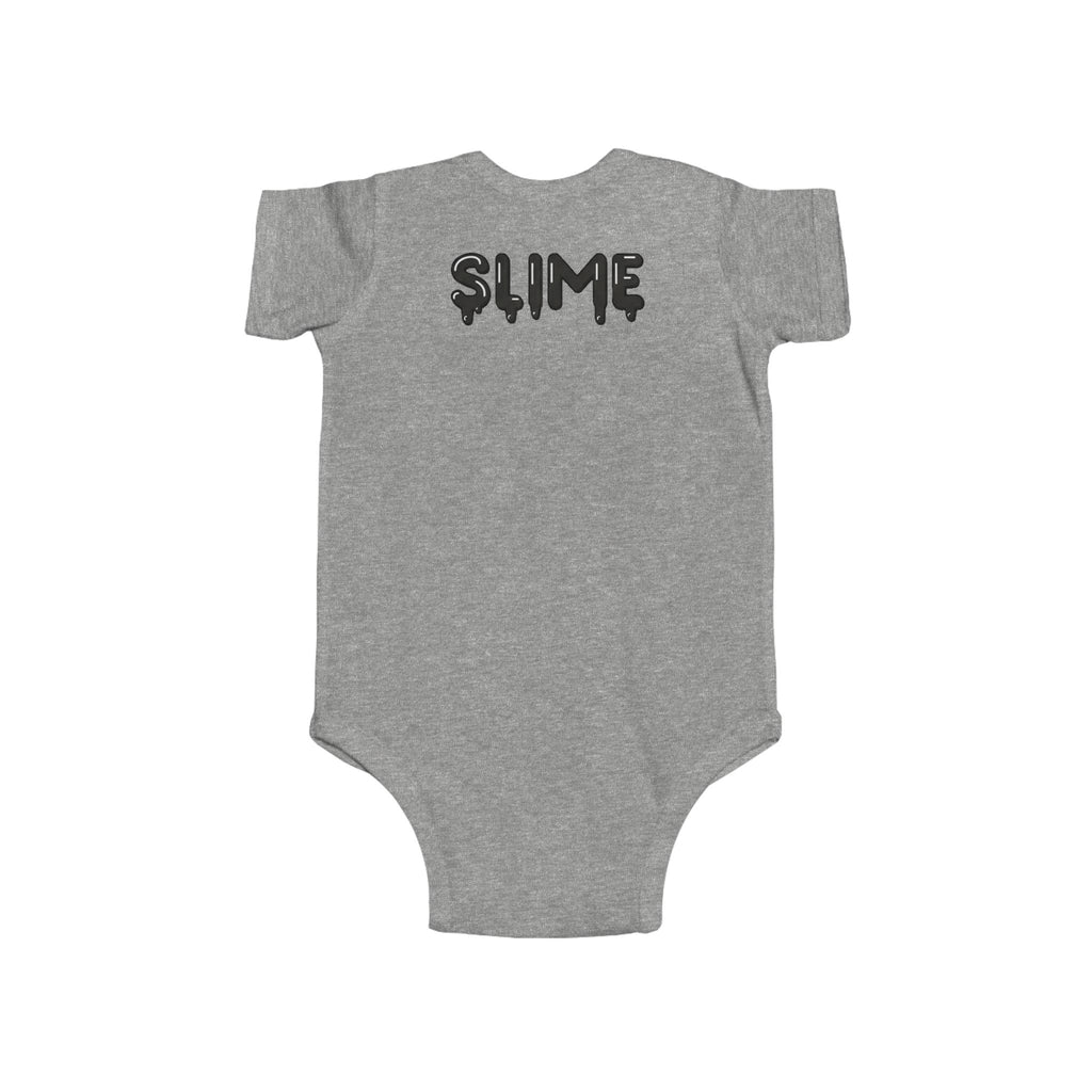 The Slime Shop Infant Fine Jersey Bodysuit — Royal Blue / Black Slime In 5