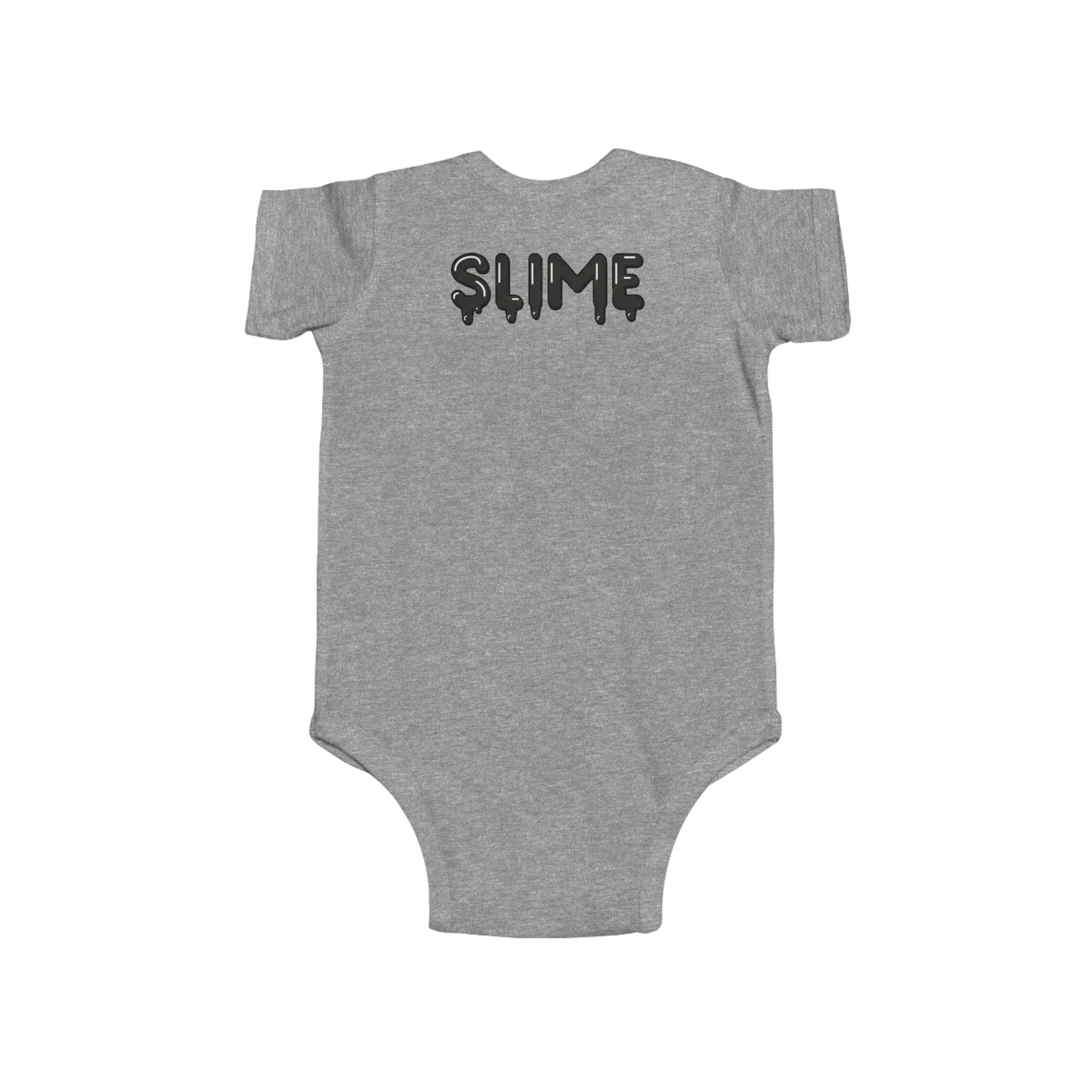 The Slime Shop Infant Fine Jersey Bodysuit — Royal Blue / Black Slime In 5