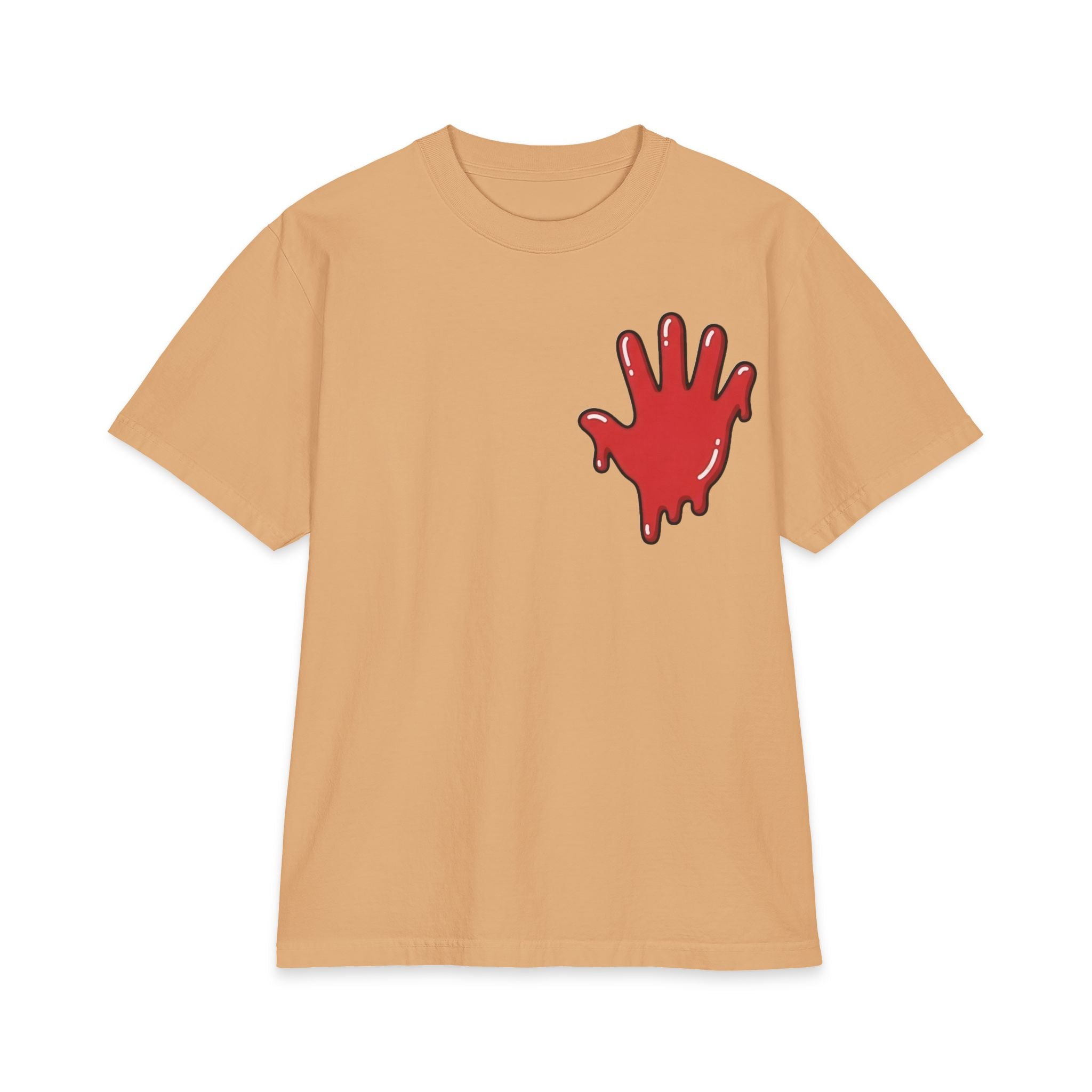 The Slime Shop Max Heavyweight Tee — White / Red Slime In 5