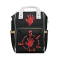 Black/Red Slime Diaper Bag