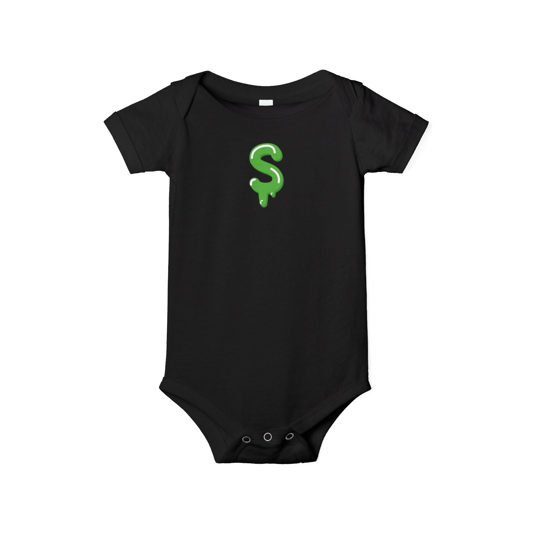 The Slime Shop Infant Bodysuit — Royal Blue / Green Slime Sircle