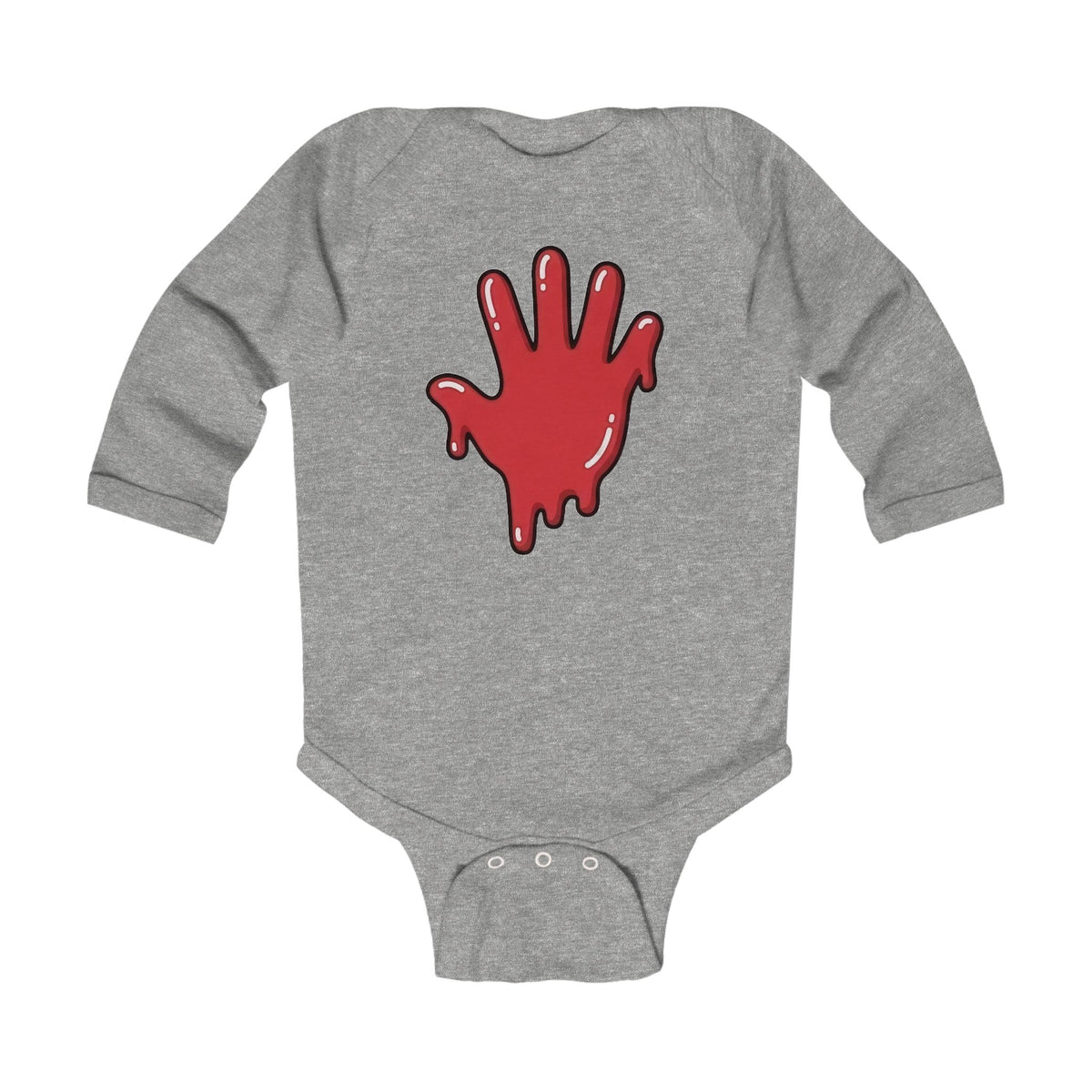 Red Slime In 5 Infant Long Sleeve Bodysuit