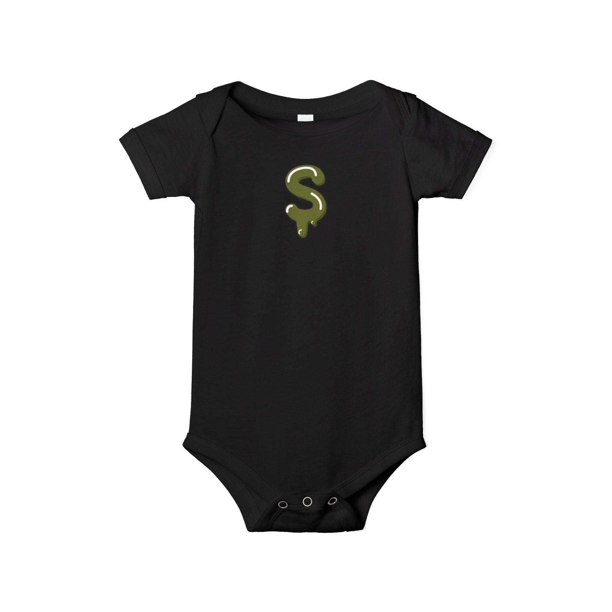 The Slime Shop Infant Jersey One Piece — Royal Blue / Military Green Slime Sircle