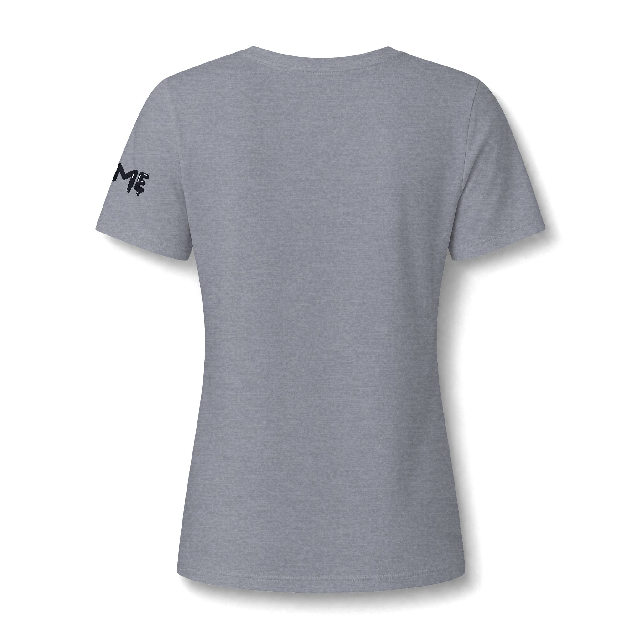 The Slime Shop Women's V-Neck Tee — White / Black Slime In 5