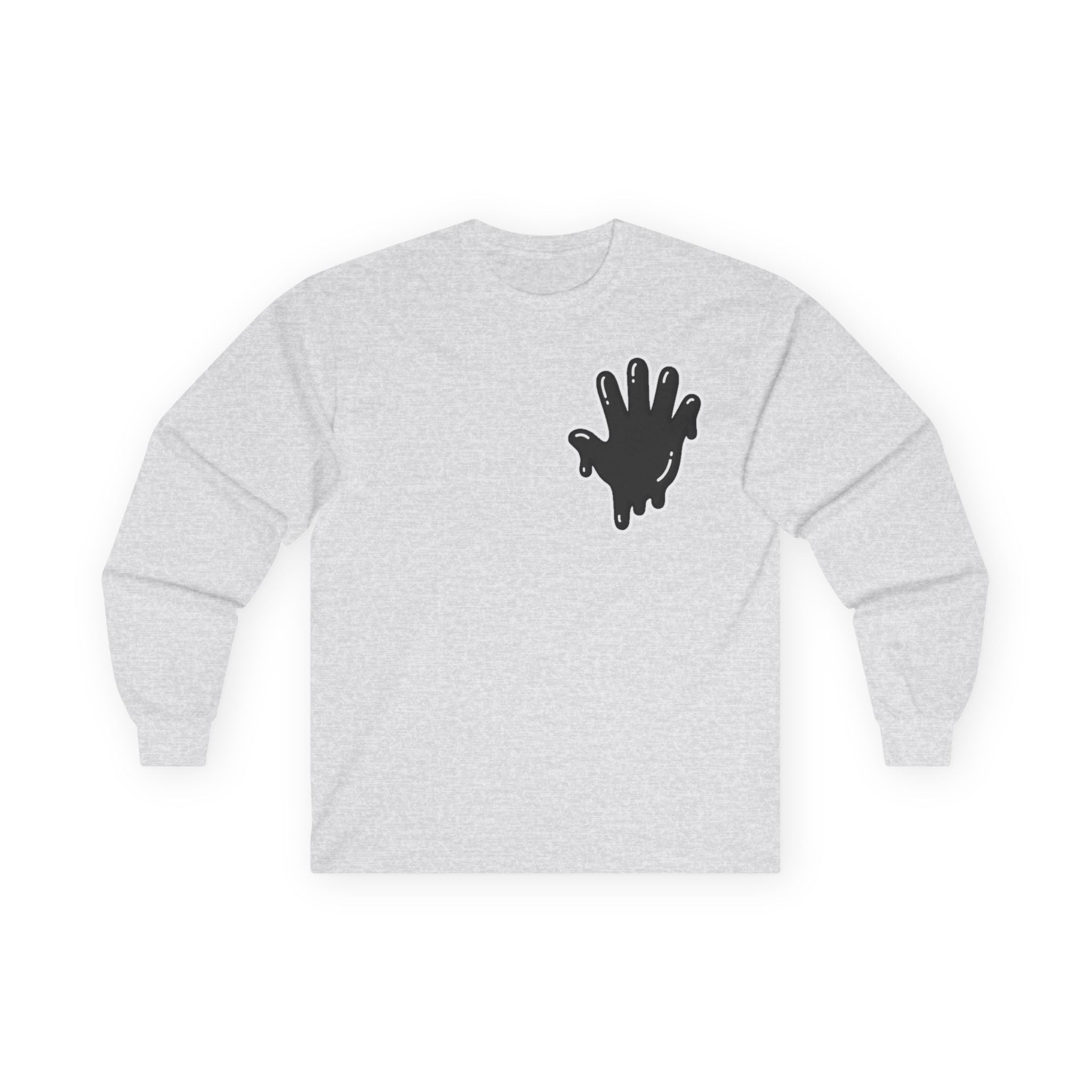 The Slime Shop Ultra Cotton Long-Sleeve — White / Black Slime In 5