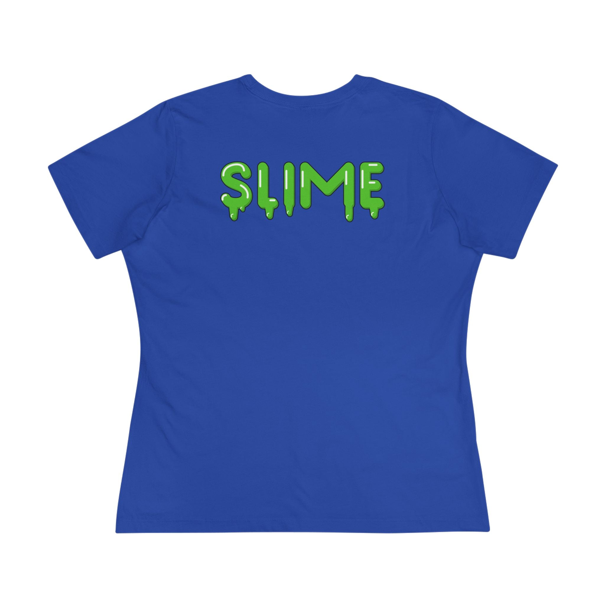 The Slime Shop Women's Tee — White / Green Slime In 5