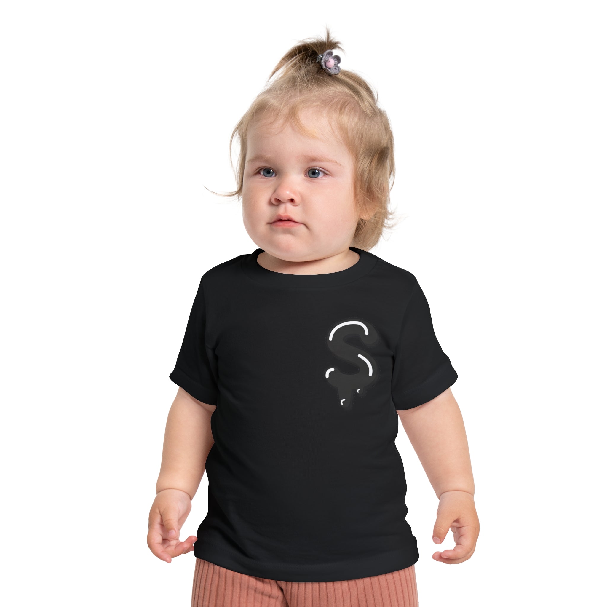 The Slime Shop Baby Tee — Yellow / Black Slime Sircle