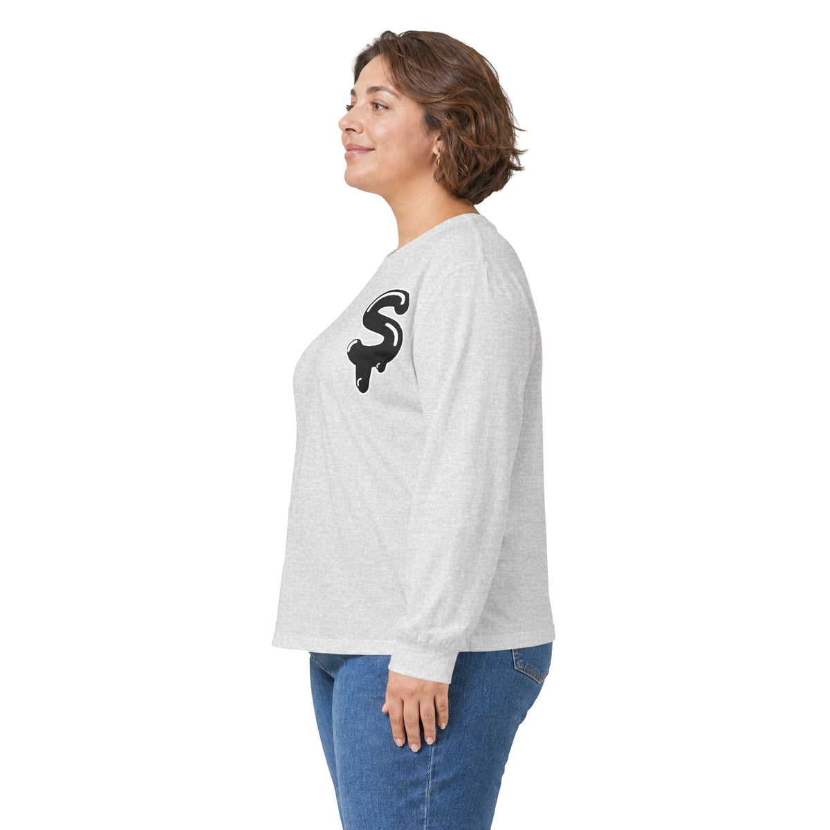 The Slime Shop Black Slime Sircle  Unisex Ultra Cotton Long Sleeve Tee