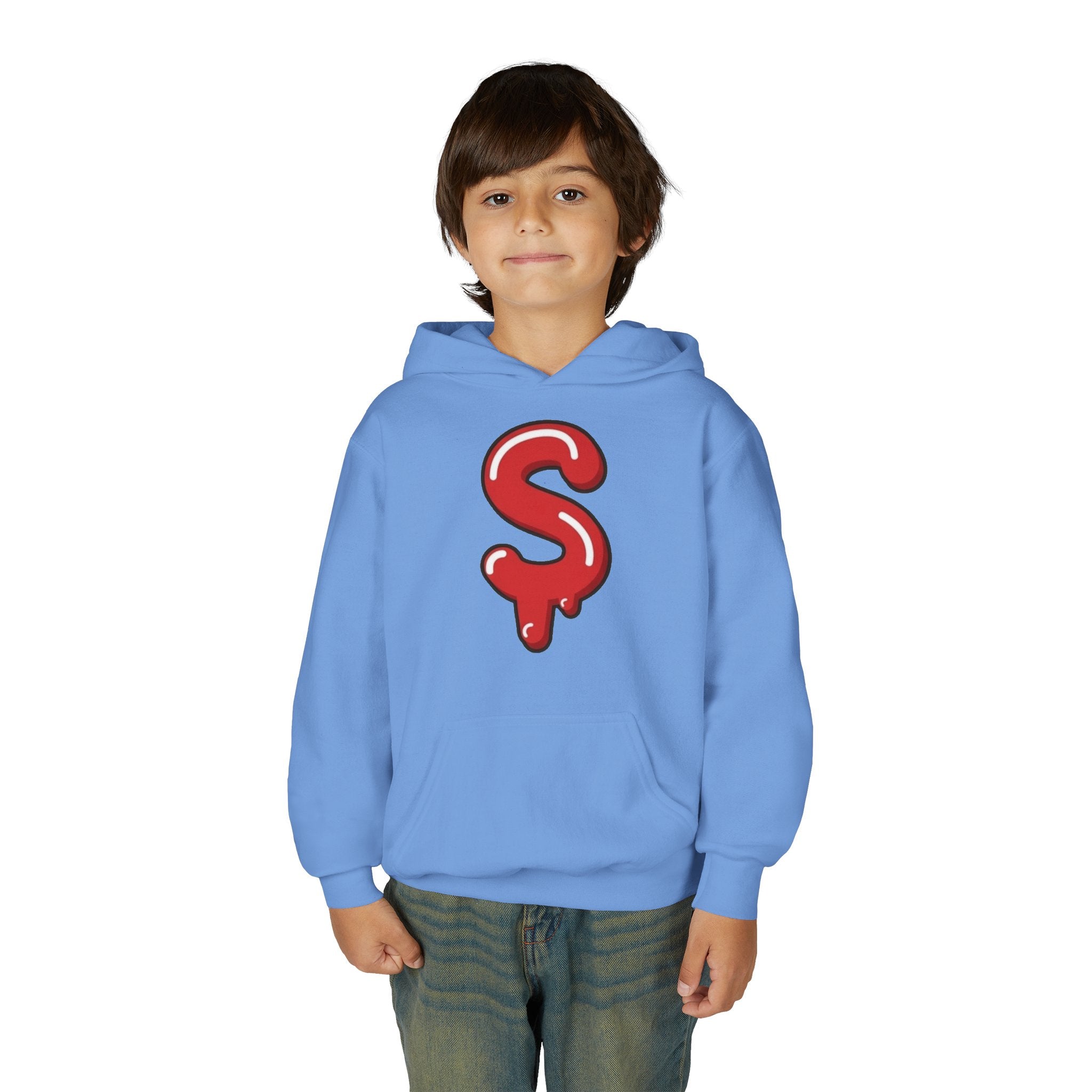 The Slime Shop Youth Hoodie — Green / Red Slime $