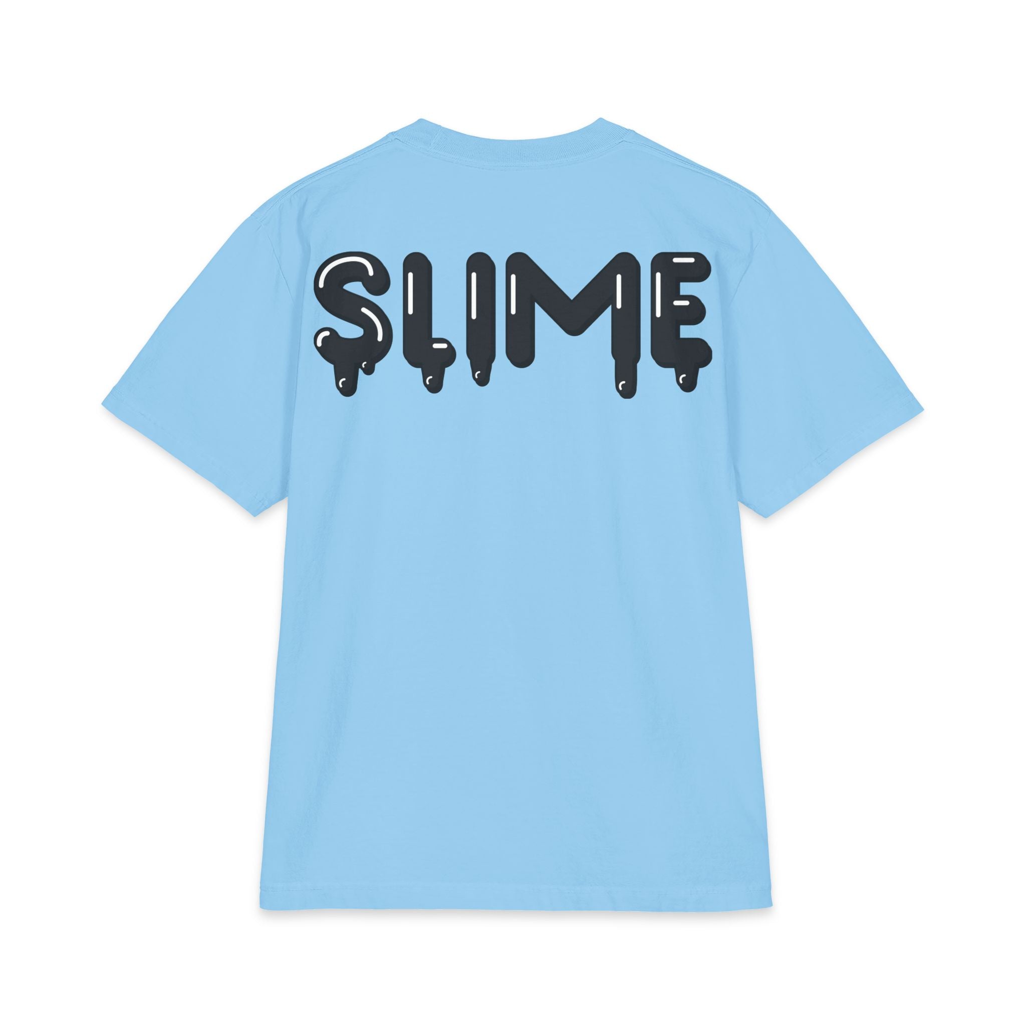 The Slime Shop Max Heavyweight Tee — White / Black SLIME