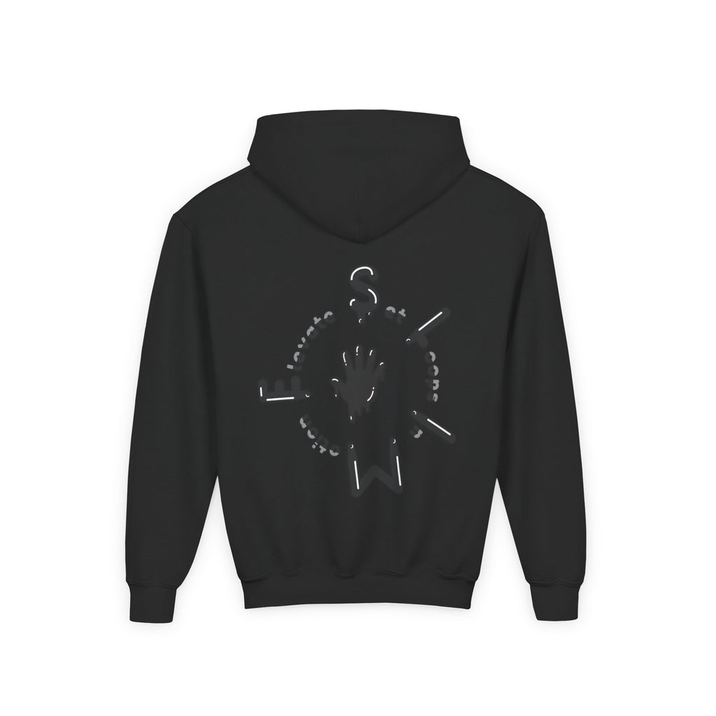 The Slime Shop Youth Hoodie — Royal Blue / Black Slime $