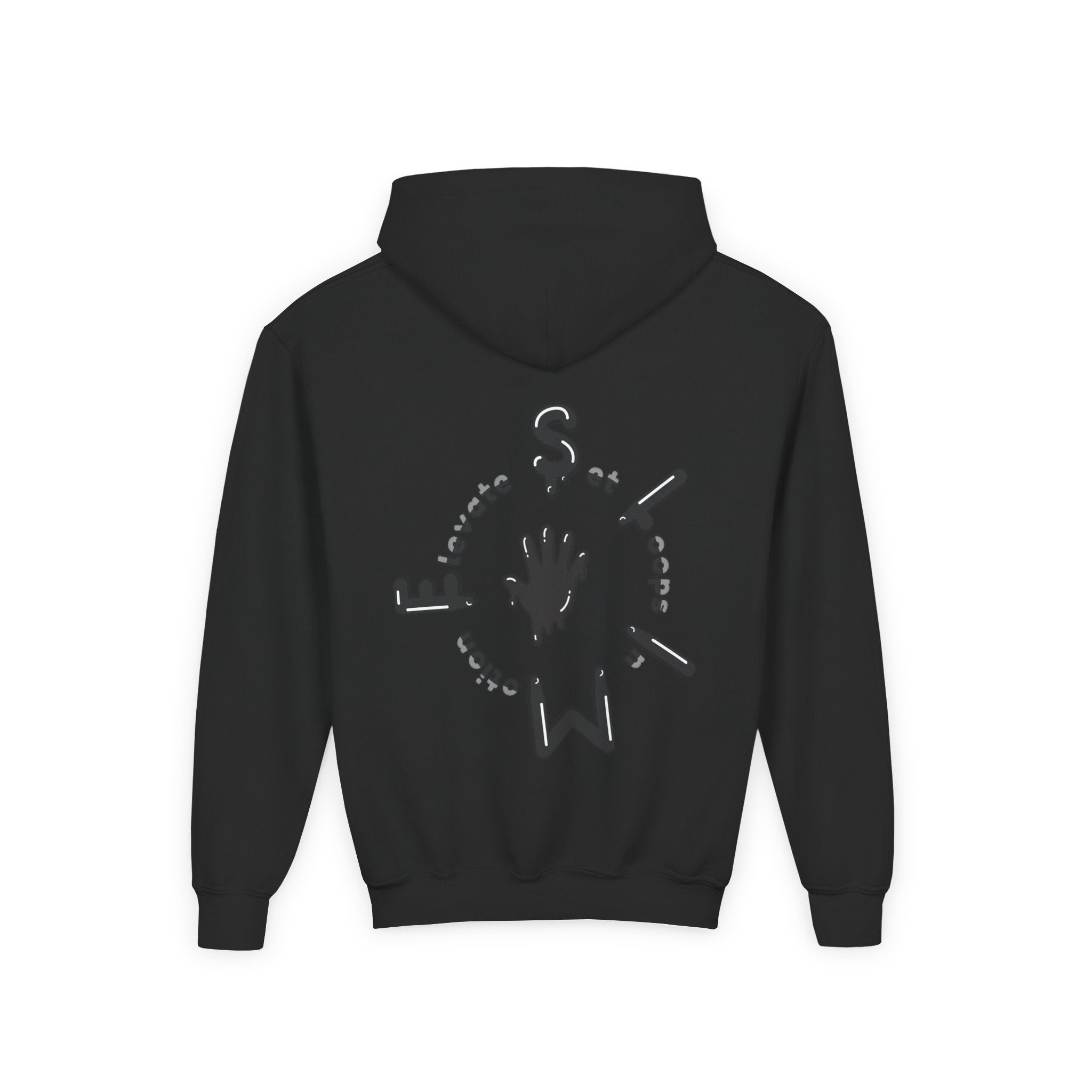 The Slime Shop Youth Hoodie — Royal Blue / Black Slime $