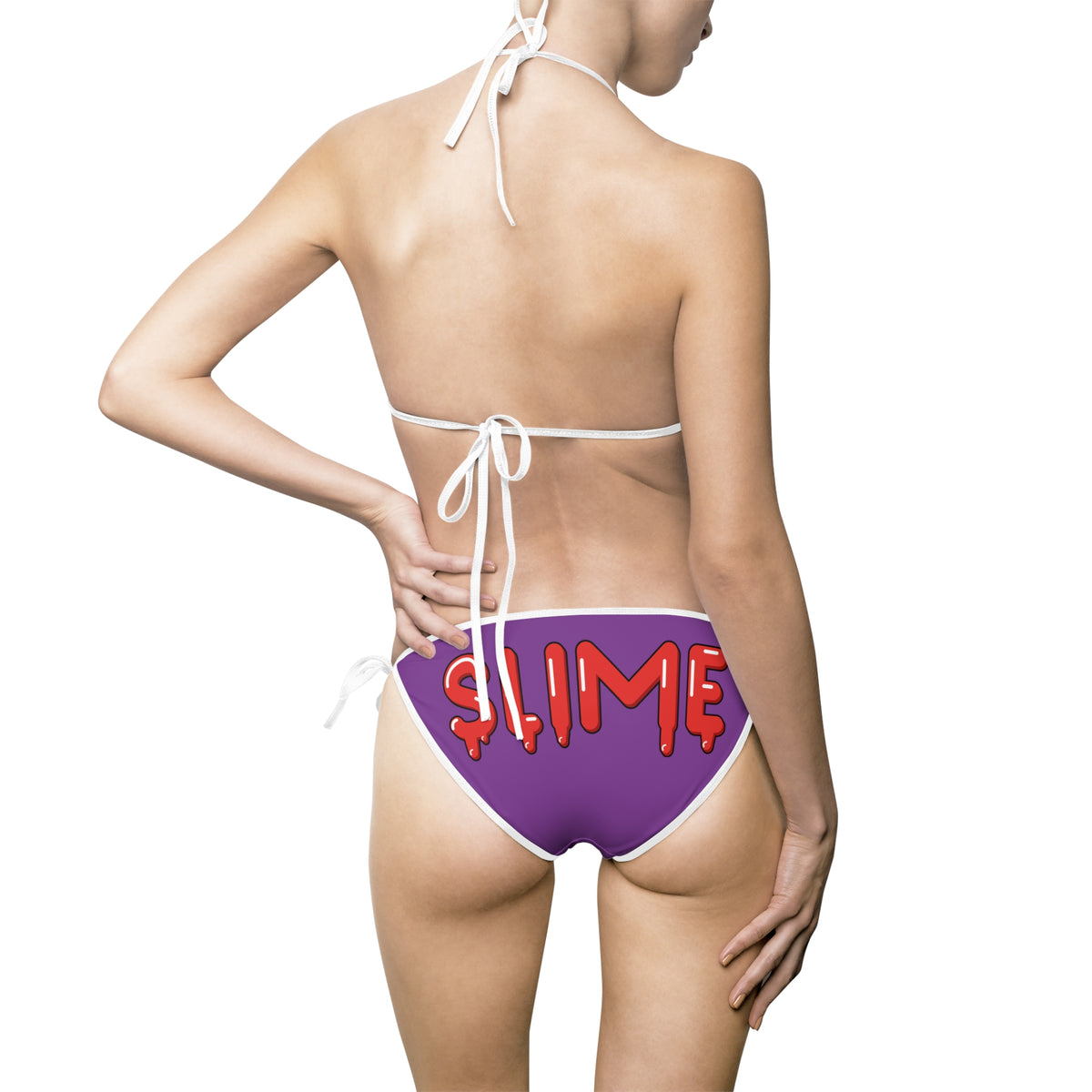 Women's Purple/Red SlimemanGzzz Bikini Swimsuit