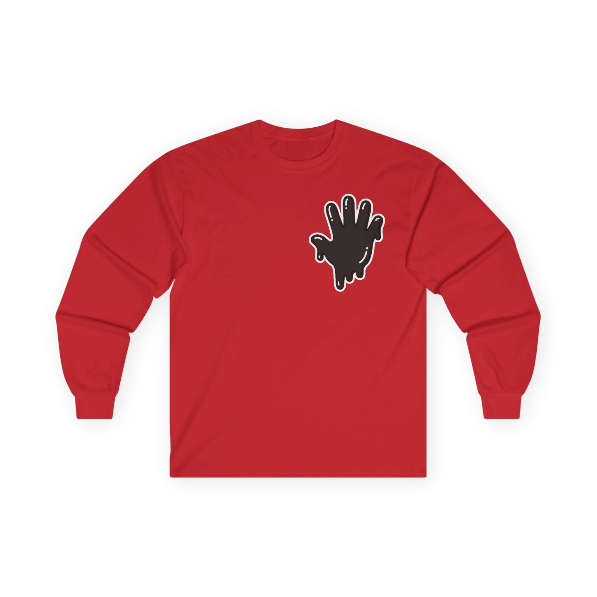 The Slime Shop Ultra Cotton Long-Sleeve — White / Black Slime In 5