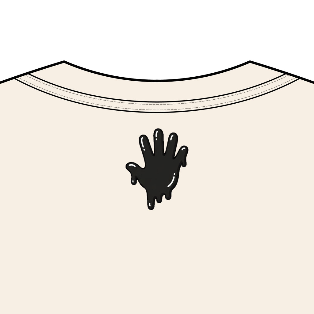 The Slime Shop Men's Box Tee — White / Black Slime In 5