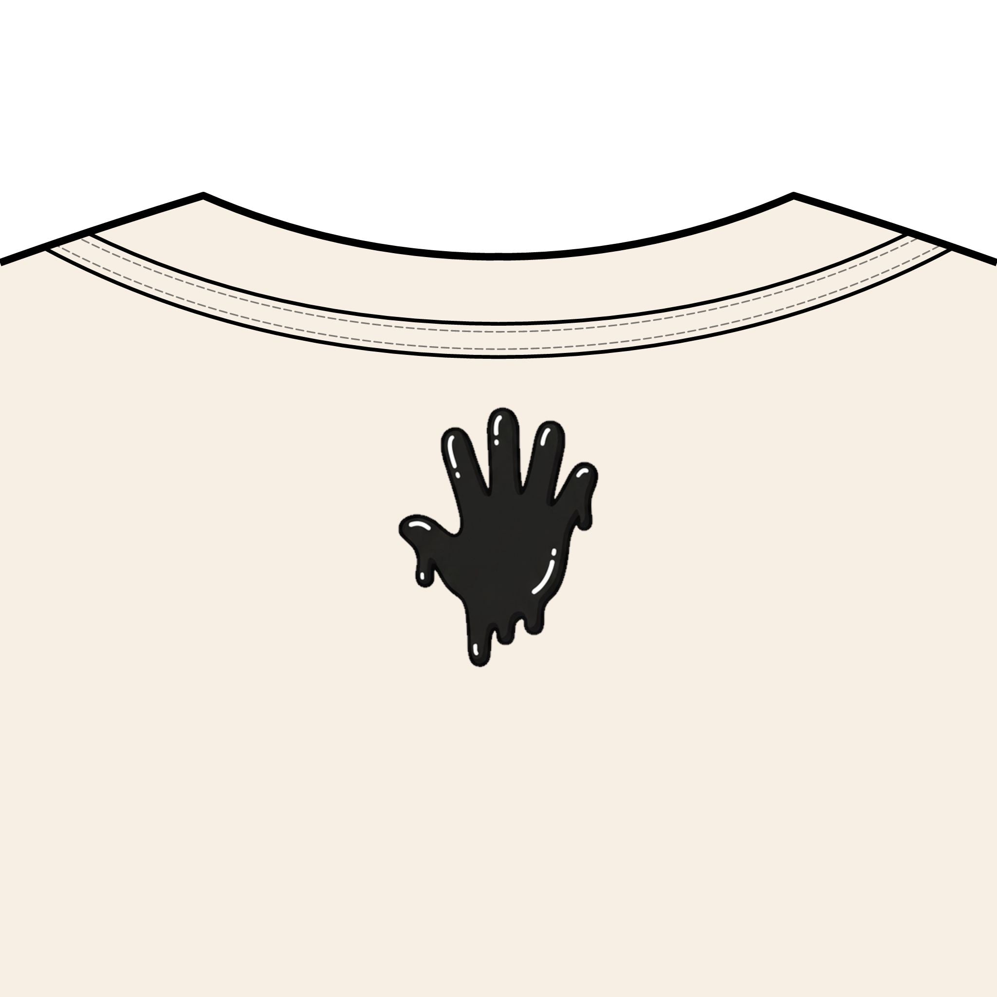 The Slime Shop Men's Box Tee — White / Black Slime In 5